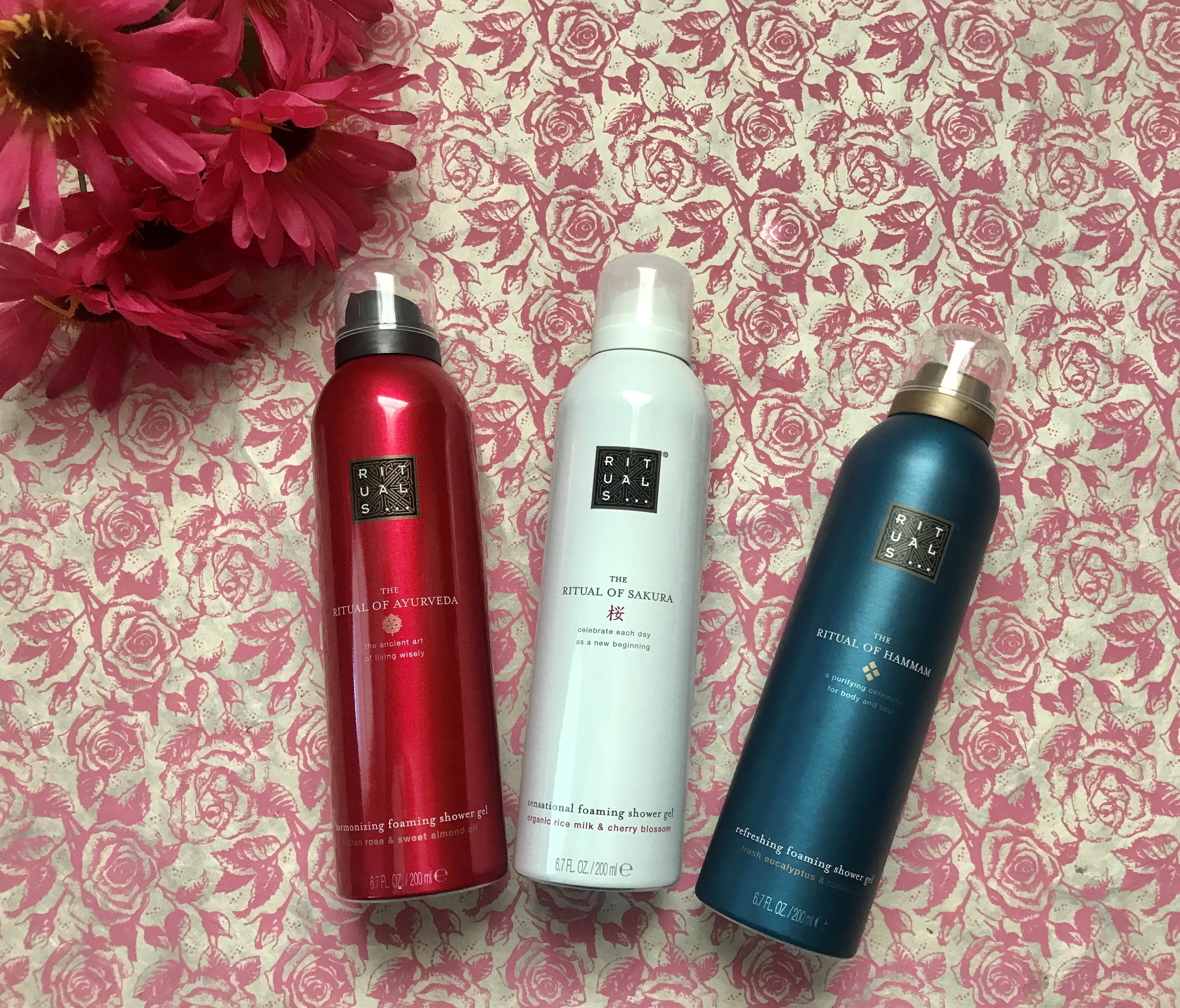 Free Rituals Foaming Shower Gel